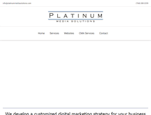 Tablet Screenshot of platinumsalessolutions.com